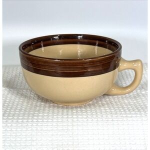 Vtg Walker Ohio China Ceramic Handled Soup Bowl or Mug Restaurant Ware 1974